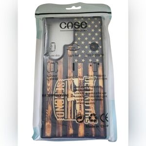 American Flag Patriotic Second Amendment Phone Case Samsung Galaxy 24 Ultra, NWT